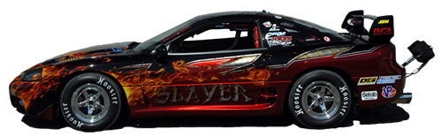 NW3S SLAYER Drag Car, 3000GT VR4 Single Turbocharger Racecar